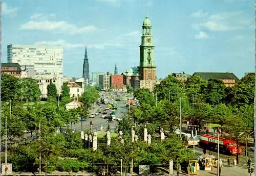 57196 - Deutschland - Hamburg , Panorama , ESSO LKW - nicht gelaufen