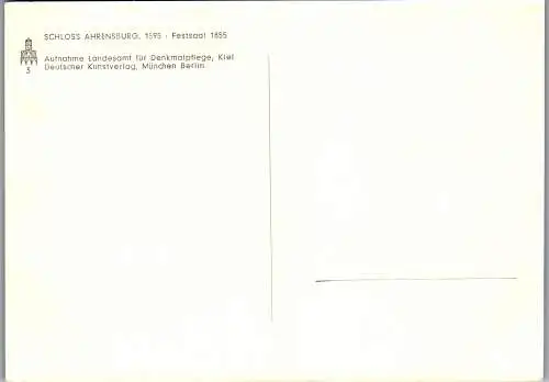 57204 - Deutschland - Ahrensburg , Schloss Ahrensburg , Festsaal - nicht gelaufen