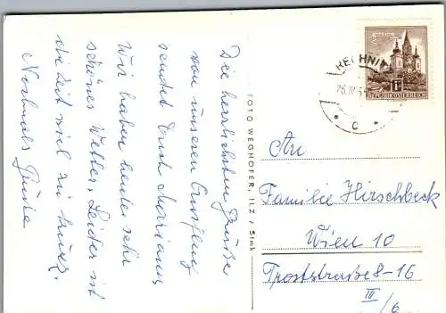 57209 - Burgenland - Rechnitz , Stausee , Faludital - gelaufen 1965