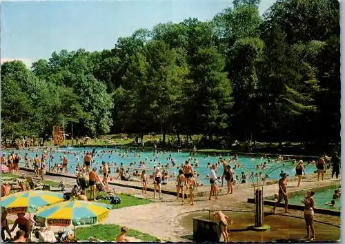 57218 - Oberösterreich - Bad Schallerbach , Strandbad , Schwimmbad , Freibad - gelaufen 1964