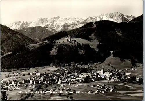 57225 - Steiermark - Aflenz , mit Hochschwab , Panorama - gelaufen