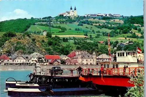 57262 - Niederösterreich - Maria Taferl , Donaufähre Marbach  - gelaufen 1964