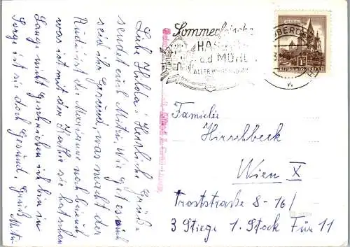 57267 - Oberösterreich - Haslach , Panorama - gelaufen 1961