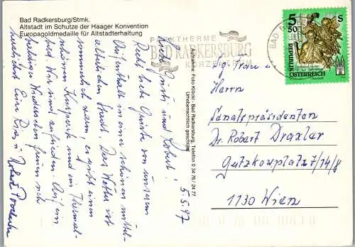 57271 - Steiermark - Bad Radkersburg , Mehrbildkarte - gelaufen 1997