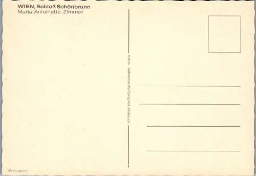 57288 - Wien - Schönbrunn , Schloß Schönbrunn , Maria Antoinette Zimmer - nicht gelaufen