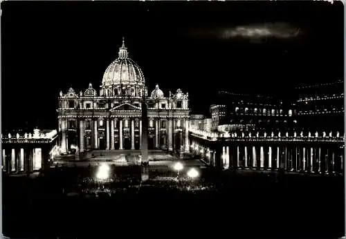 57305 - Italien - Rom , Piazza S. Pietro - gelaufen 1955