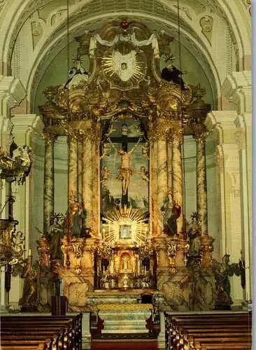 57310 - Kirchen - Pottenbrunn , Wallfahrtskirche Jeutendorf , Hochaltar - nicht gelaufen