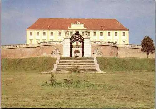 57330 - Niederösterreich - Schloßhof , Schloß Schloßhof , Gartenseite - nicht gelaufen