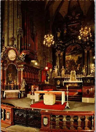 57339 - Kirchen - Wien , Stephansdom Innenansicht , Altar - nicht gelaufen