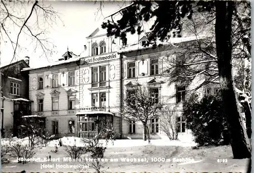 57347 - Niederösterreich - Mönichkirchen , am Wechsel , Hotel Hochwechsel - nicht gelaufen