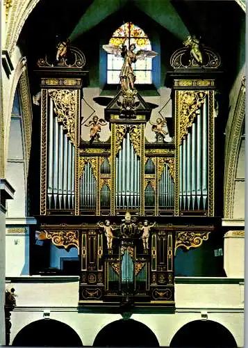 57360 - Kirchen - Aigen , Schlägl , Stiftskirche , Große Orgel , Inneres - nicht gelaufen