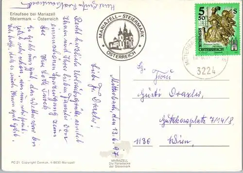 57387 - Steiermark - Mariazell , Erlaufsee - nicht gelaufen