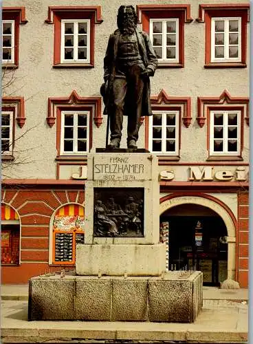 57396 - Oberösterreich - Ried im Innkreis , Stelzhamer Denkmal - nicht gelaufen