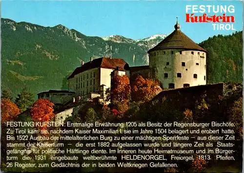 57404 - Tirol - Kufstein , Festung - nicht gelaufen