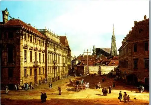 57429 - Künstlerkarte - Bernardo Bellotto , gen. Canaletto , Labkowitzplatz - nicht gelaufen