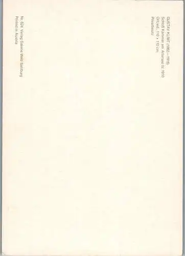 57431 - Künstlerkarte - Gustav Klimt , Schloß Kammer am Attersee - nicht gelaufen
