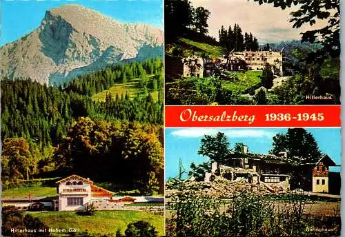 57443 - Deutschland - Obersalzberg , Hitlerhaus mit Hohem Göll , Göringhaus , Adolf Hitler - nicht gelaufen