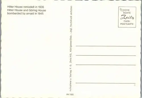 57443 - Deutschland - Obersalzberg , Hitlerhaus mit Hohem Göll , Göringhaus , Adolf Hitler - nicht gelaufen