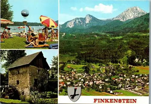 57448 - Kärnten - Finkenstein , mit Mittagskogel , Mehrbildkarte - nicht gelaufen