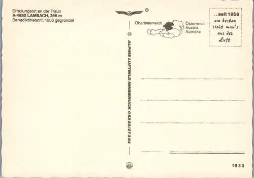 57449 - Oberösterreich - Lambach , Benediktinerstift , Mehrbildkarte , Traun - nicht gelaufen