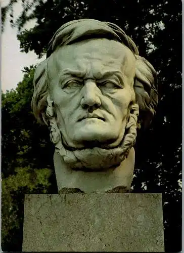 57461 - Schöne Künste - Skulpturen , Marmorbüste Richard Wagner von Arno Breker , Bayreuth , Festspielhaus - nicht gelaufen