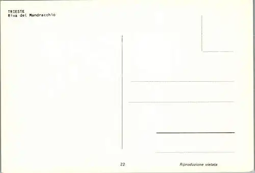 57468 - Italien - Triest , Riva del Mandracchio - nicht gelaufen