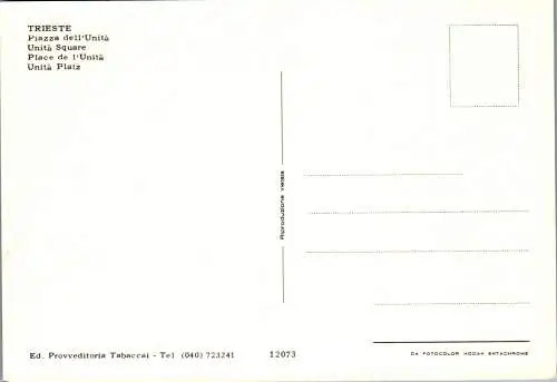 57471 - Italien - Triest , Piazza dell'Unita - nicht gelaufen
