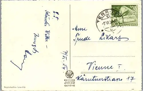 57477 - Schweiz - Territet , Montreux , Clarens , Vue generale - gelaufen 1954