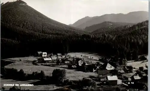 57480 - Niederösterreich - Schmelz , bei Annaberg , Panorama - gelaufen 1969