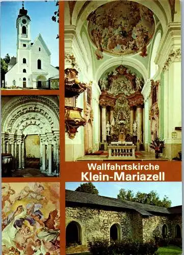 57489 - Kirchen - Klein Mariazell , Wallfahrtskirche , Mehrbildkarte - nicht gelaufen