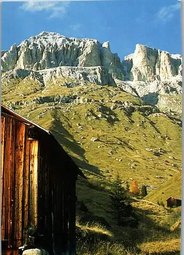 57528 - Italien - Dolomiten , Belluno , Sella Gruppe v. Süden - nicht gelaufen