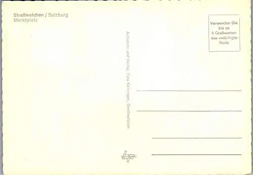 57541 - Salzburg - Straßwalchen , Marktplatz , Gasthof Gugg Zum Lebzelter - nicht gelaufen