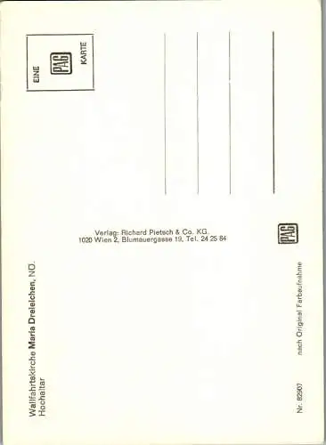 57542 - Niederösterreich - Maria Dreieichen , Hochaltar - nicht gelaufen