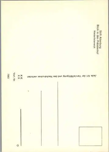57543 - Niederösterreich - Altenburg , Stift , Blick in den Prälatenhof - nicht gelaufen
