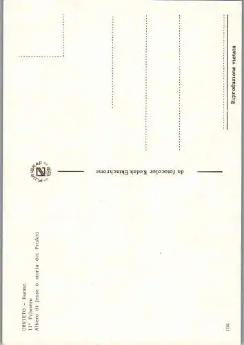 57577 - Schöne Künste - Kunstgegenstände , Orvieto , Duomo , Pilastro - nicht gelaufen