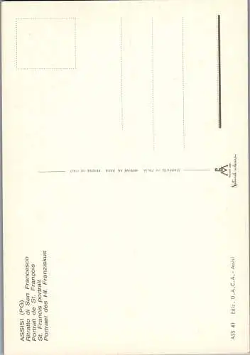 57584 - Heilige - Assisi , Ritratto di San Francesco - nicht gelaufen