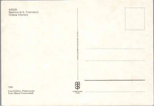 57585 - Italien - Assisi , Basilica di San Francesco - nicht gelaufen