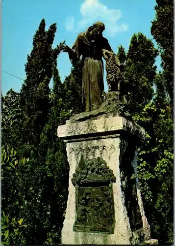 57593 - Schöne Künste - Skulpturen , Santa Maria degli Angeli , Assisi , S. Francesco e la Pecorella - nicht gelaufen