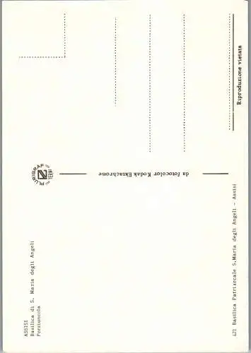 57598 - Italien - Assisi , Basilica di S. Maria degli Angeli , Porziuncola - nicht gelaufen