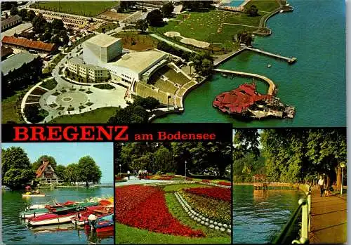 57613 - Vorarlberg - Bregenz , am Bodensee , See Anlagen und Festspielgebäude - nicht gelaufen