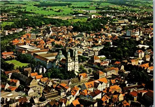 57614 - Deutschland - Kempten , Basilika St. Lorenz mit Residenz und Altstadt - nicht gelaufen