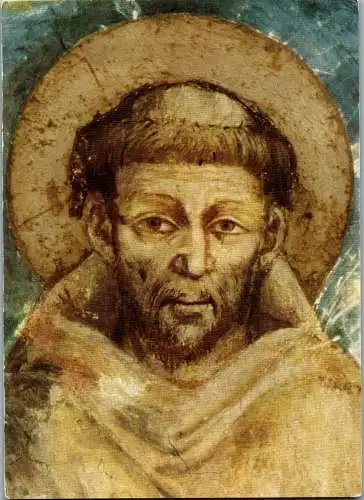 57617 - Künstlerkarte - Giotto di Bondone , Heiliger Franz von Assisi - nicht gelaufen