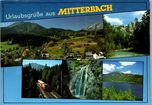 57634 - Niederösterreich - Mitterbach am Erlaufsee , Mehrbildkarte - gelaufen 1992