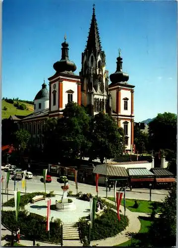 57635 - Steiermark - Mariazell , Wallfahrtskirche - gelaufen 1992