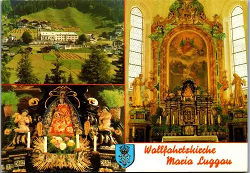 57636 - Kärnten - Maria Luggau , Wallfahrtskirche , Servitenkloster - gelaufen 1992