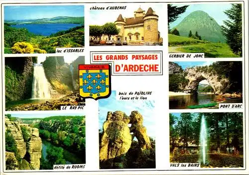 57640 - Frankreich - Ardeche , Les Grandes Paysages d'Ardeche - gelaufen