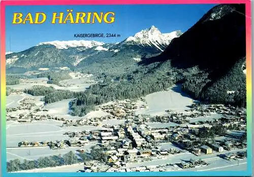 57671 - Tirol - Bad Häring , Panorama , Kaisergebirge - gelaufen