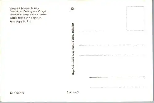 57683 - Ungarn - Visegrad , Festung von Visegrad - nicht gelaufen