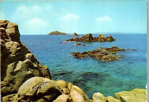 57692 - Italien - Punta Ala , Isole Porcellini e lo Sparviero - gelaufen 1966