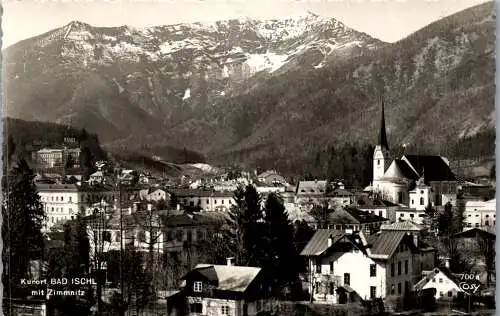 57711 - Oberösterreich - Bad Ischl , mit Zimmnitz , Panorama - gelaufen 1955